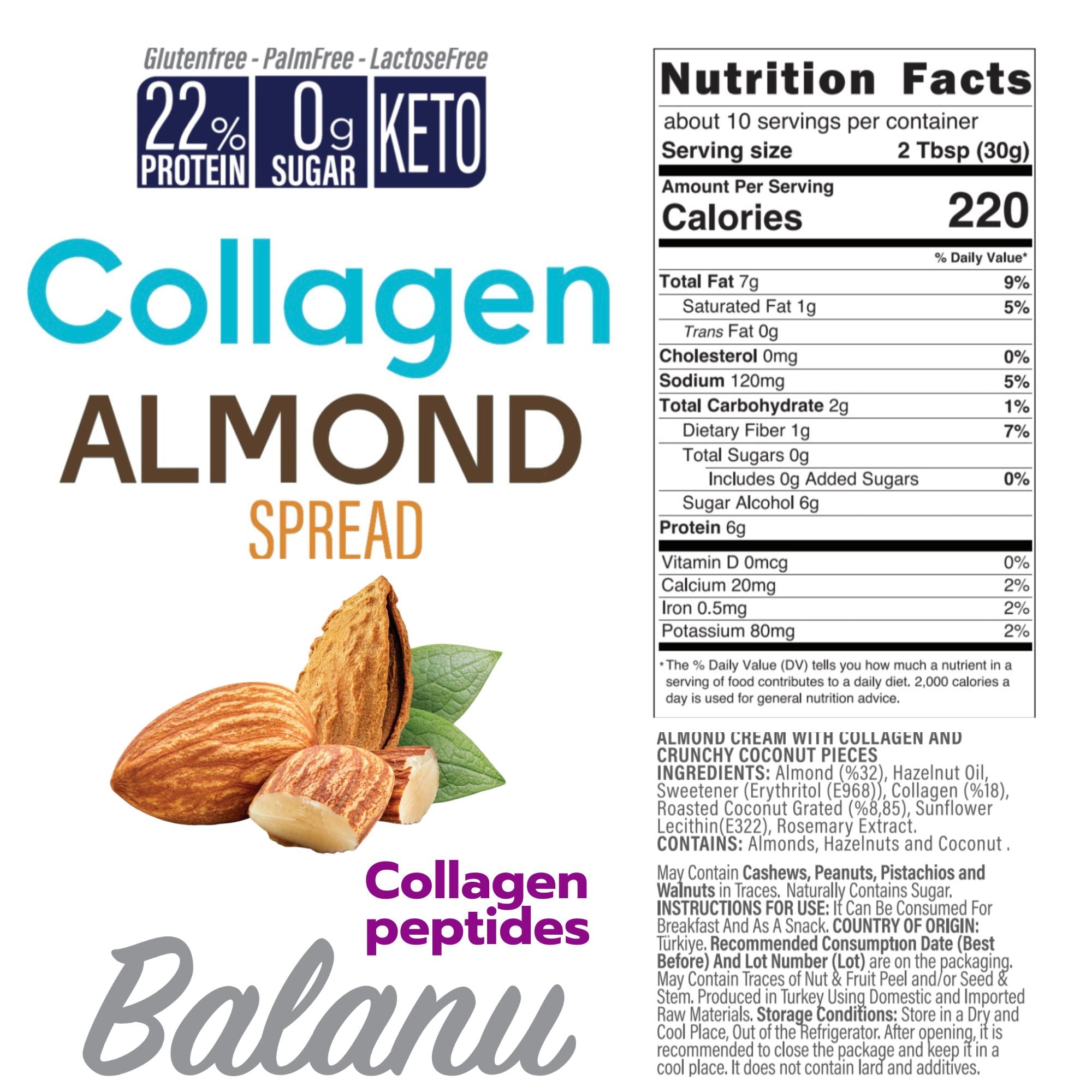 Collagen Almond 320 Gr-1